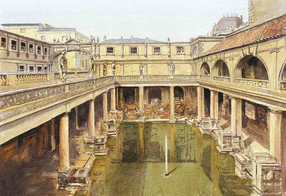 Древняя общественная баня